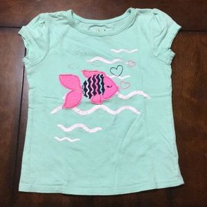 Teal fish top